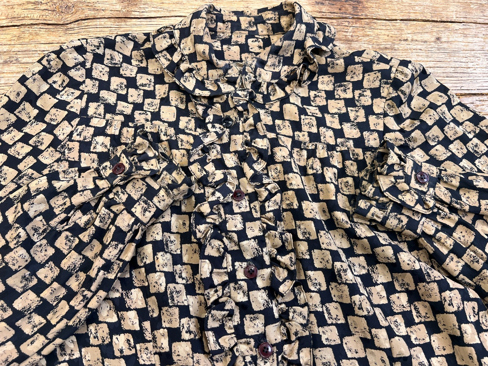 Vintage Adolfo 3-Piece Suit — Jacket, Silk Blouse & Skirt