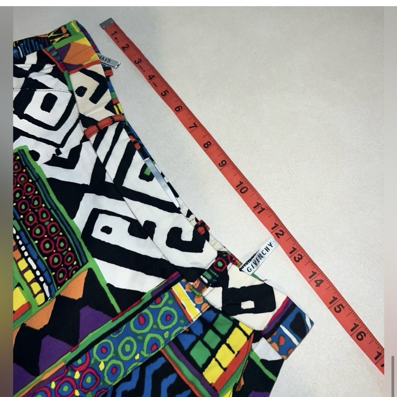 Vintage Givenchy En Plus Jacket and Skirt Set 10 Abstract Colorful 80s 90s