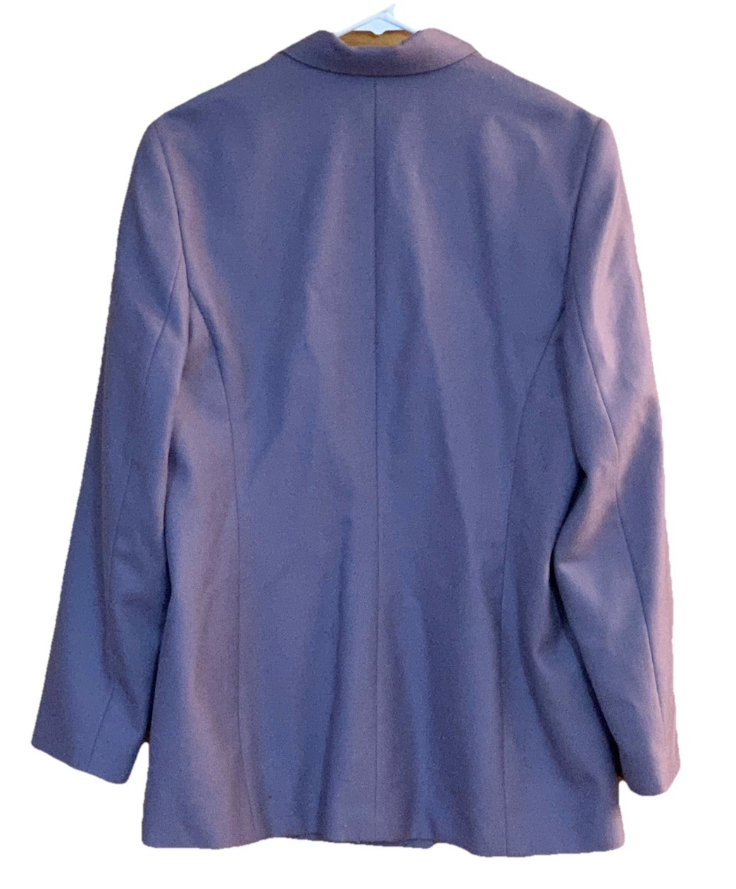 Blazer Jacket Amanda Smith Lavender 100% Pure Wool 10 Women’s Vintage
