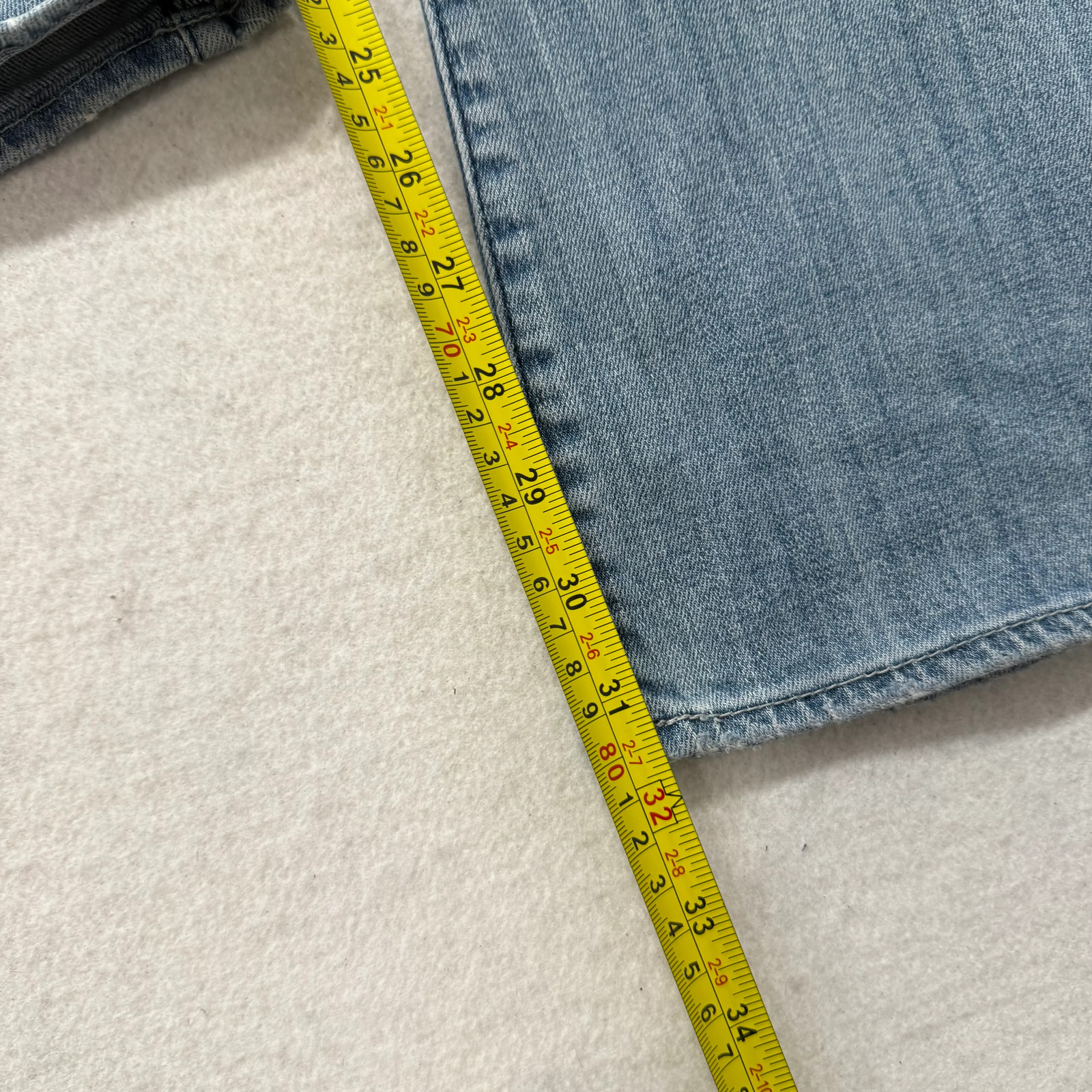 Rock & Republic Women’s Blue Denim Bootcut Jeans Rhinestone Logo Pockets Size 10