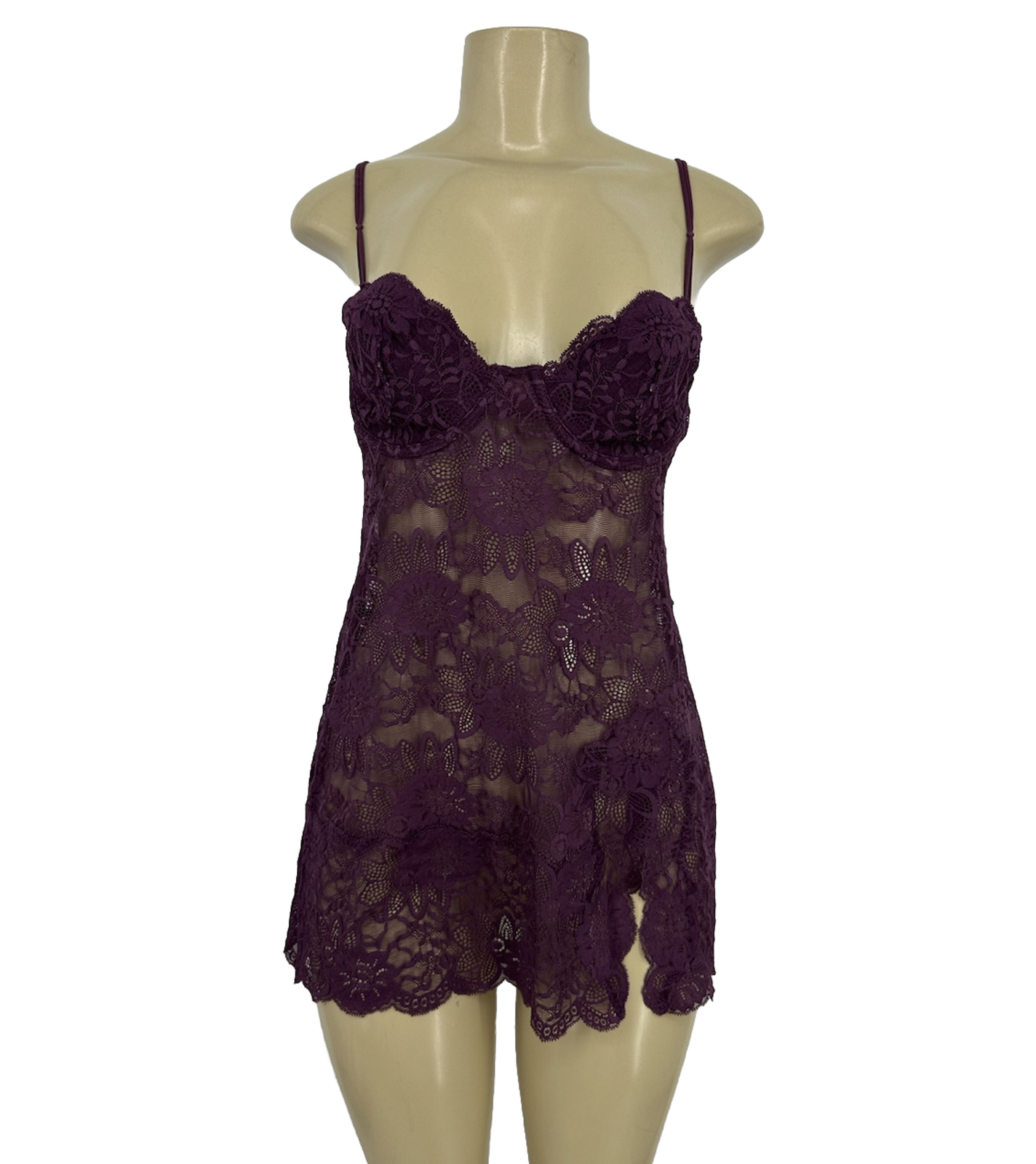 Victoria’s Secret 36B Women Lace Underwired Sexy Slip Adjustable Straps 1-1