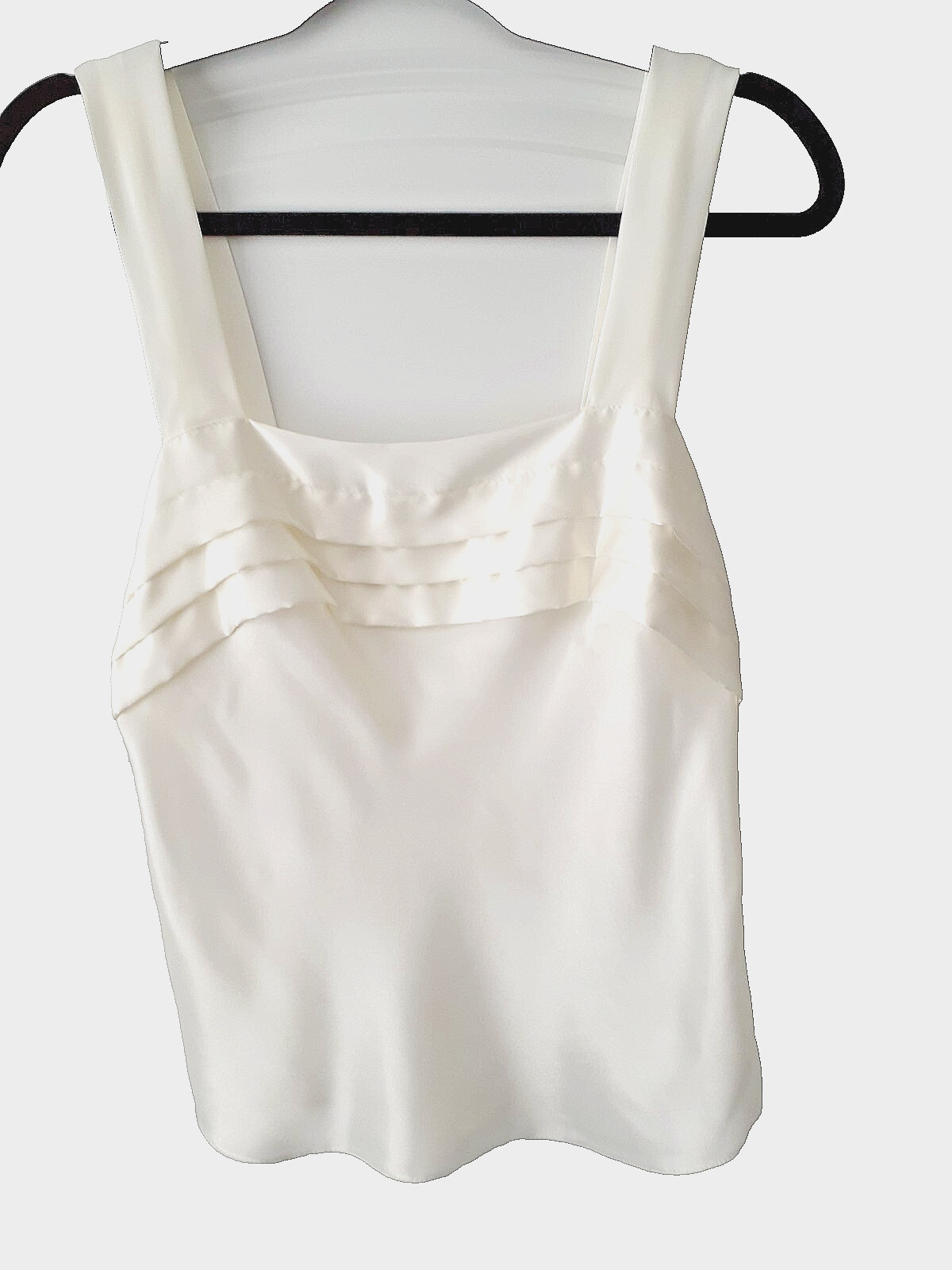 NWOTLucie Ann II Cami 34 Small Ivory Vintage Front Tucks/Dressy or Layering…