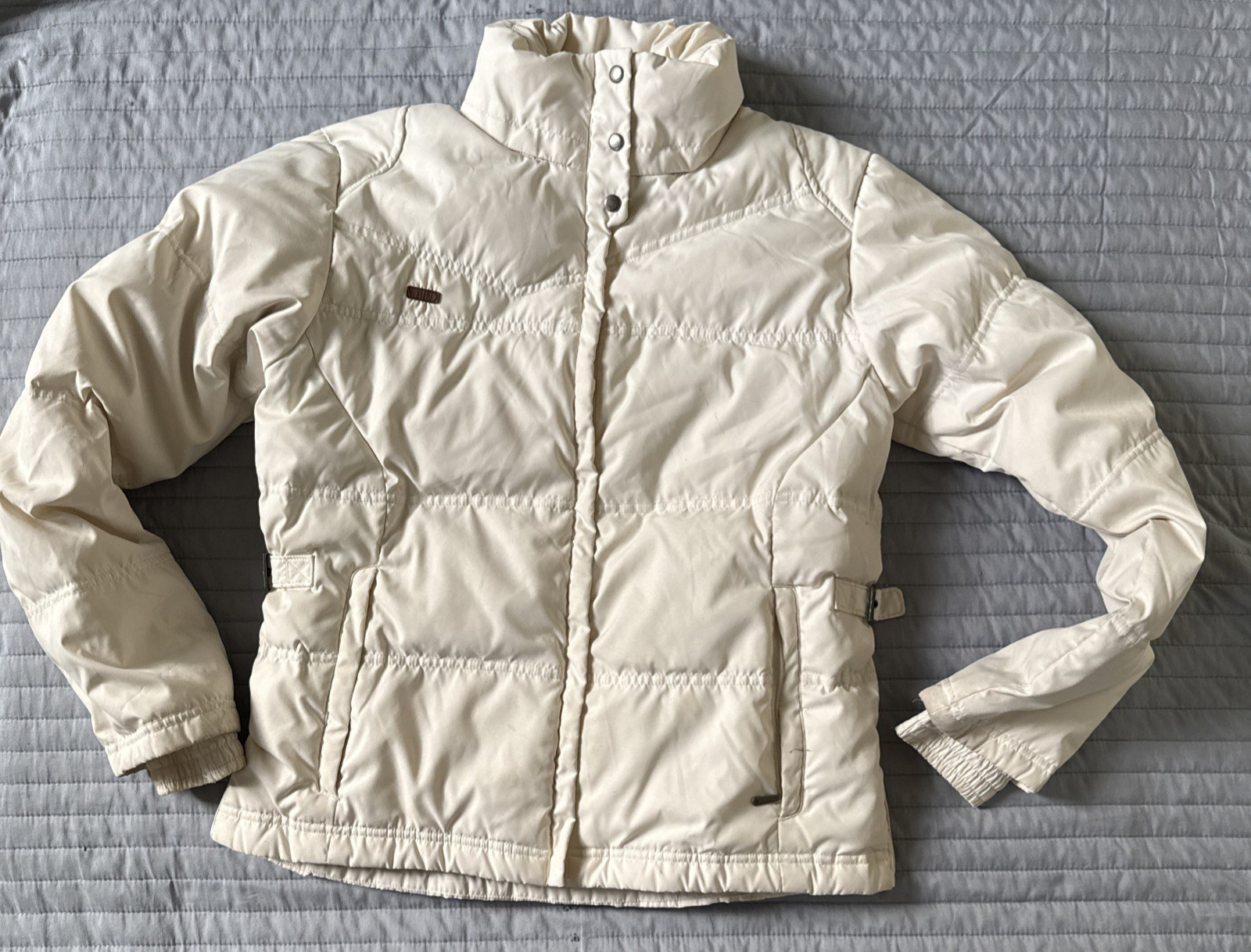 Columbia Sportswear Company Women’s Puff Winter Jacket Cream Sz M