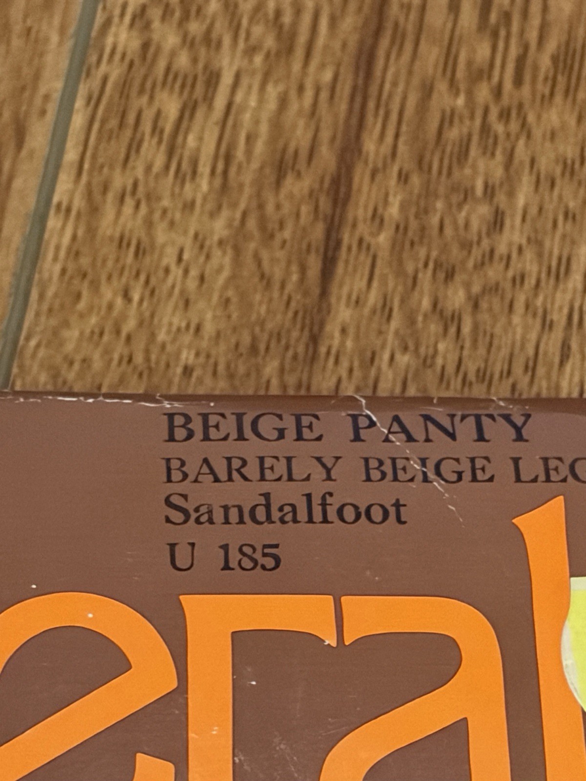 Vintage Hanes Slenderalls Underalls Pantyhose Queen 330-X Beige NOS USA