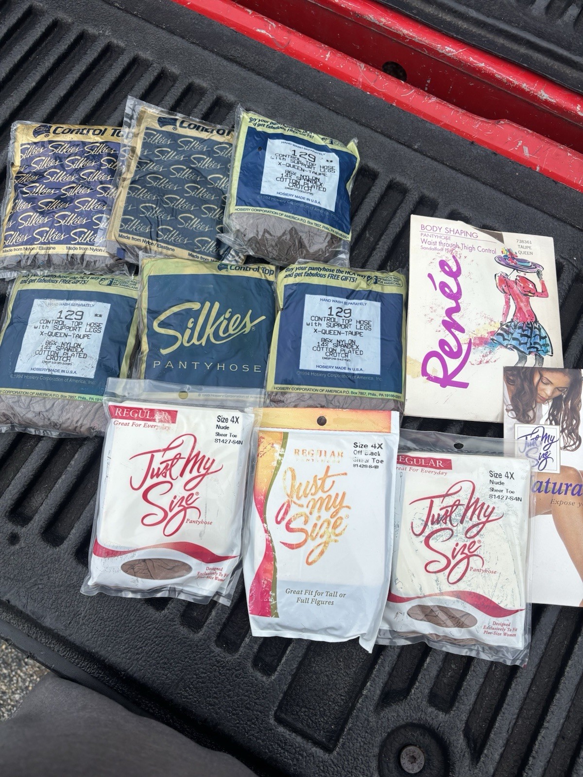 vintage pantyhose lot queen
