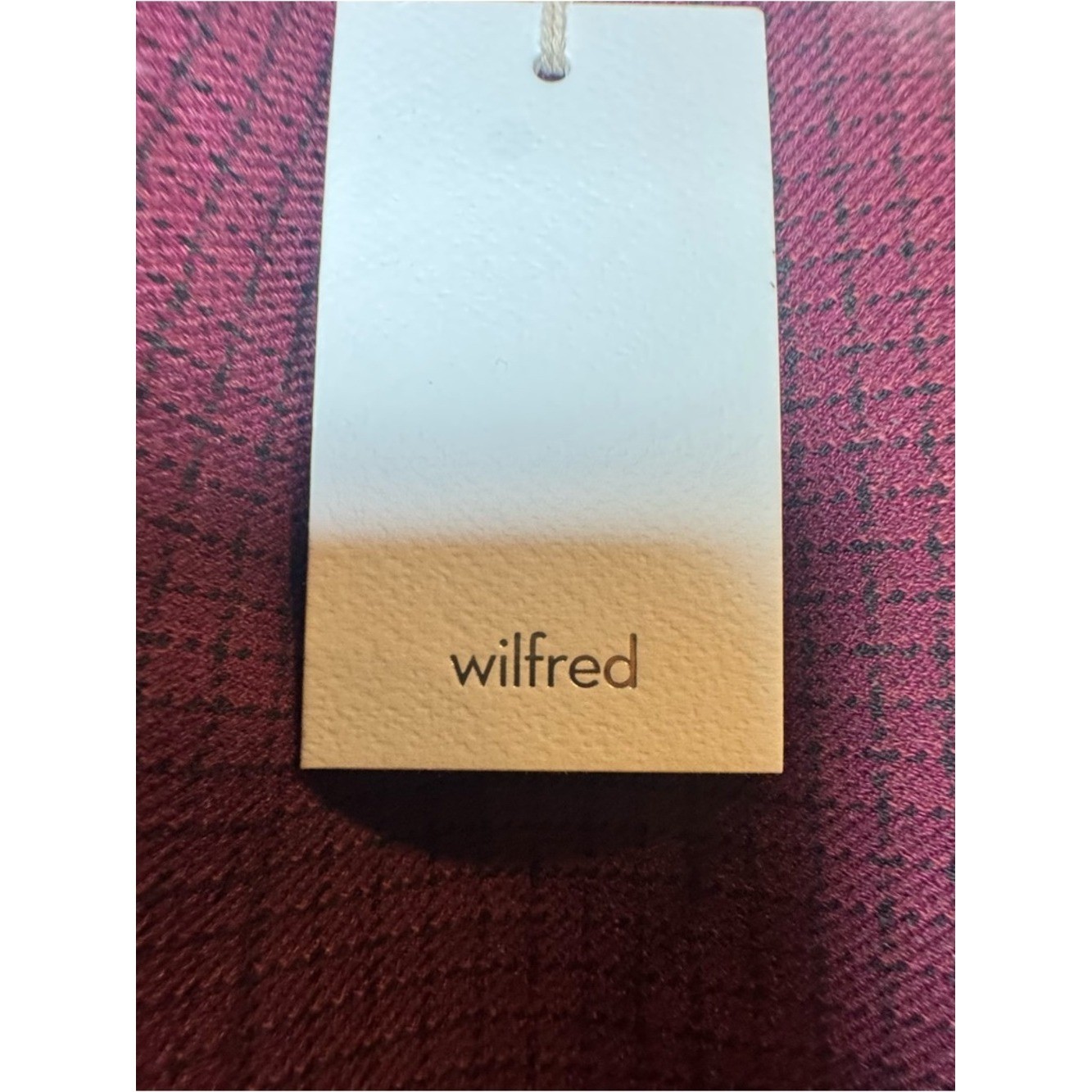 Wilfred Aritzia Classic Mini SkirtHigh-rise A-line mini skirt Patio Burgundy 6