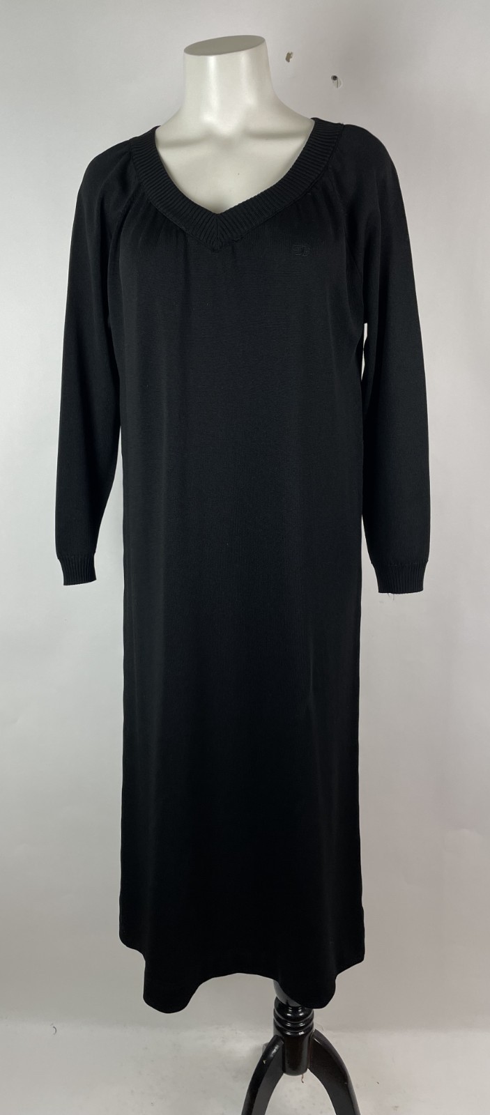 Vintage 70s 80s GIVENCHY SPORT Long Lounge dress Nylon 14 Damage