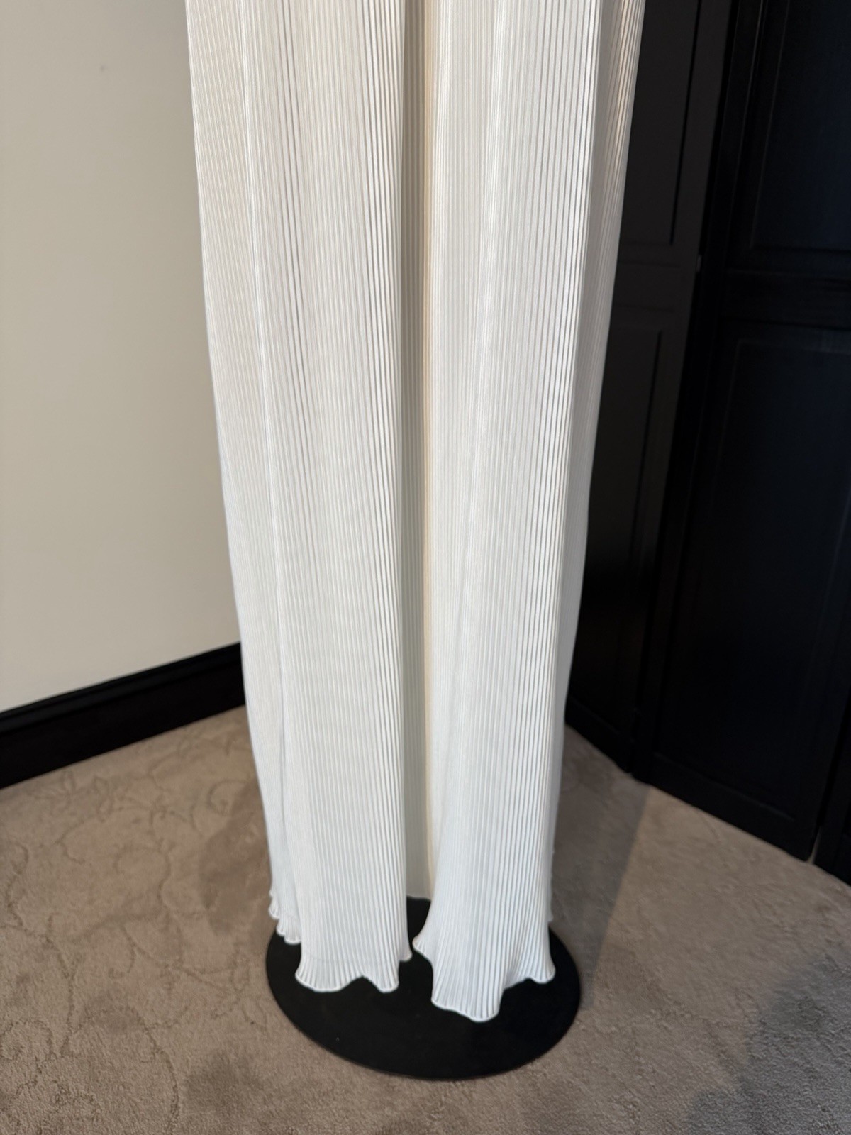 VTG Miss Elaine Nightgown Cream / Off White Slip Dress Romantic Small Petite