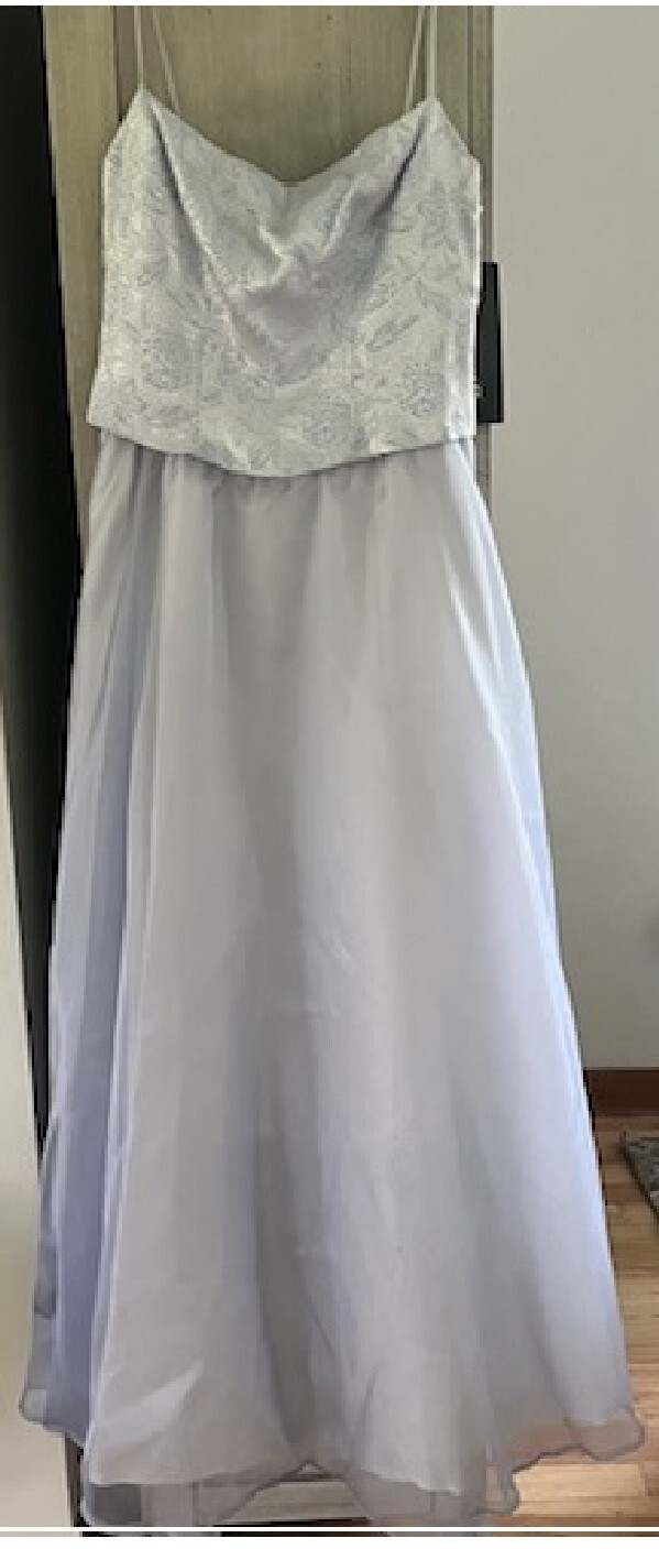 NWT Vintage Morgan & Co Prom Dress Formal Gown Periwinkle 1990s, Y2K Size 7/8