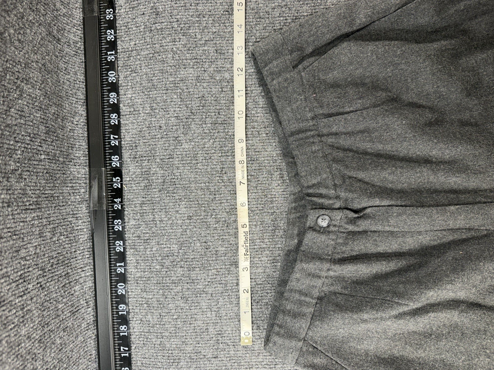 Vtg Pendleton 100% Wool 2-Pc Women’s Dark Gray Suit Blazer S 12, Pants S 12