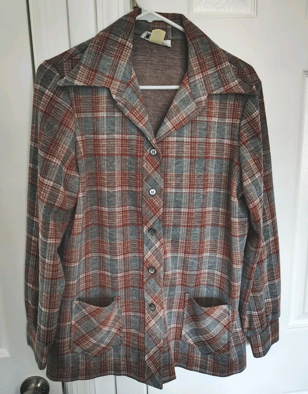 Vintage Queen Casuals Plaid Blazer / Button Shirt Size 18