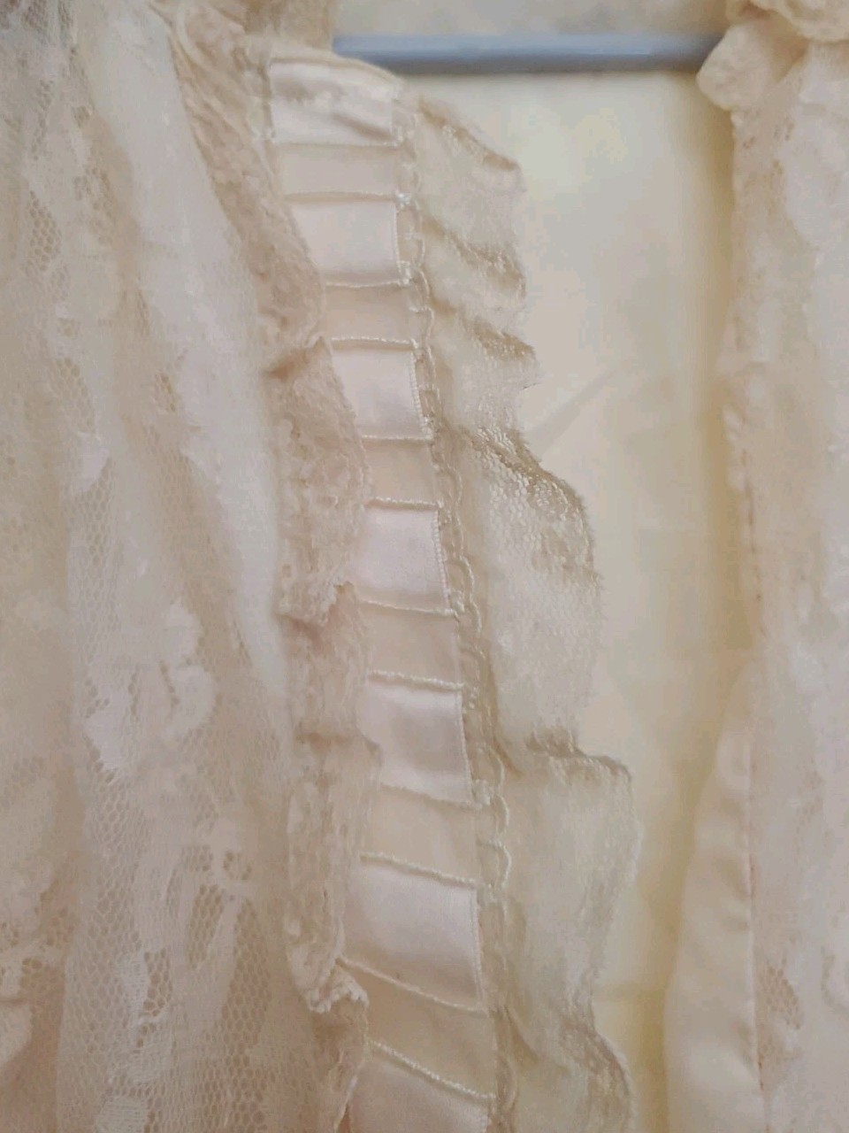1940s Odette Barsa Vintage Bed Jacket Pink Full Lace Lined 19″ Pit to Pit