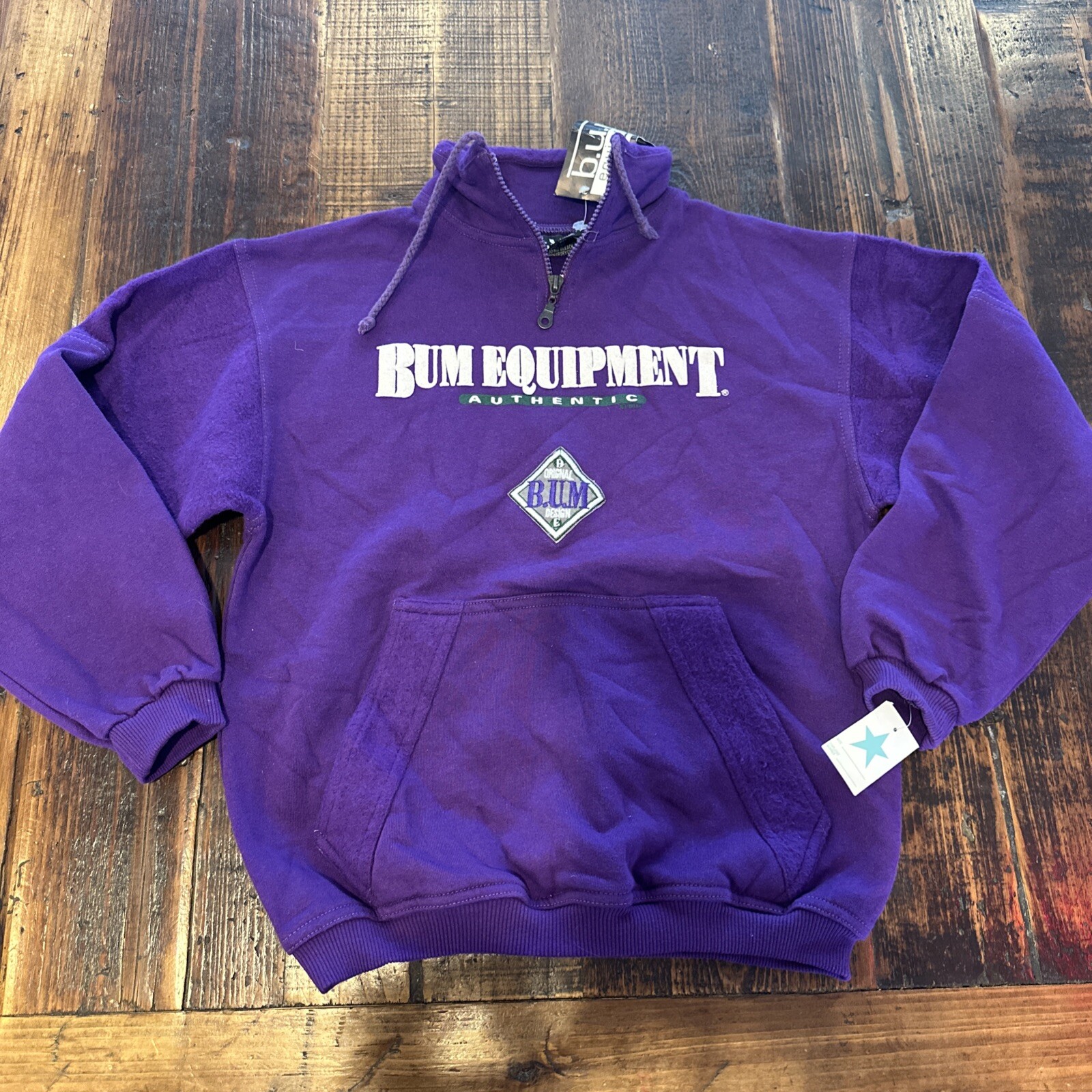 B.U.M. B U M Equipment Vintage Sweatshirt Women’s Medium M Purple NWT NEW