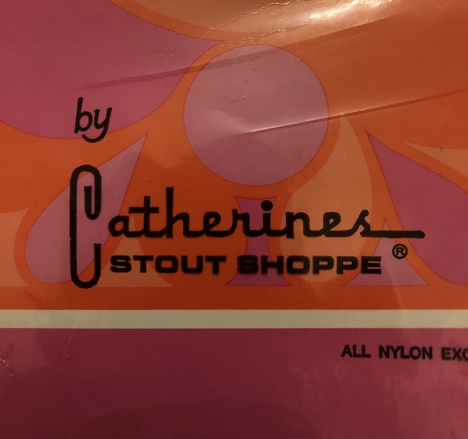 VTG Pantyhose Catherine Stout Xtra Lg Width Seamless 50 Inch Hips All Heights