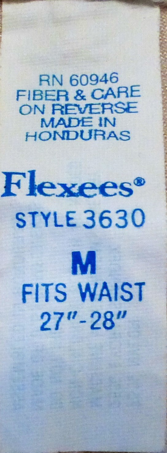 FLEXEES VINTAGE BEIGE SLIM SHAPE EXTRA FIRM EMBROIDERED BRIEF M EVC
