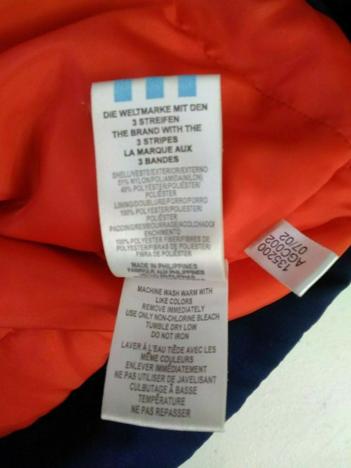 Adidas Vintage Ski Jacket Women’s Medium Red/Blue 1990’s Great Shape Inv#Z2710