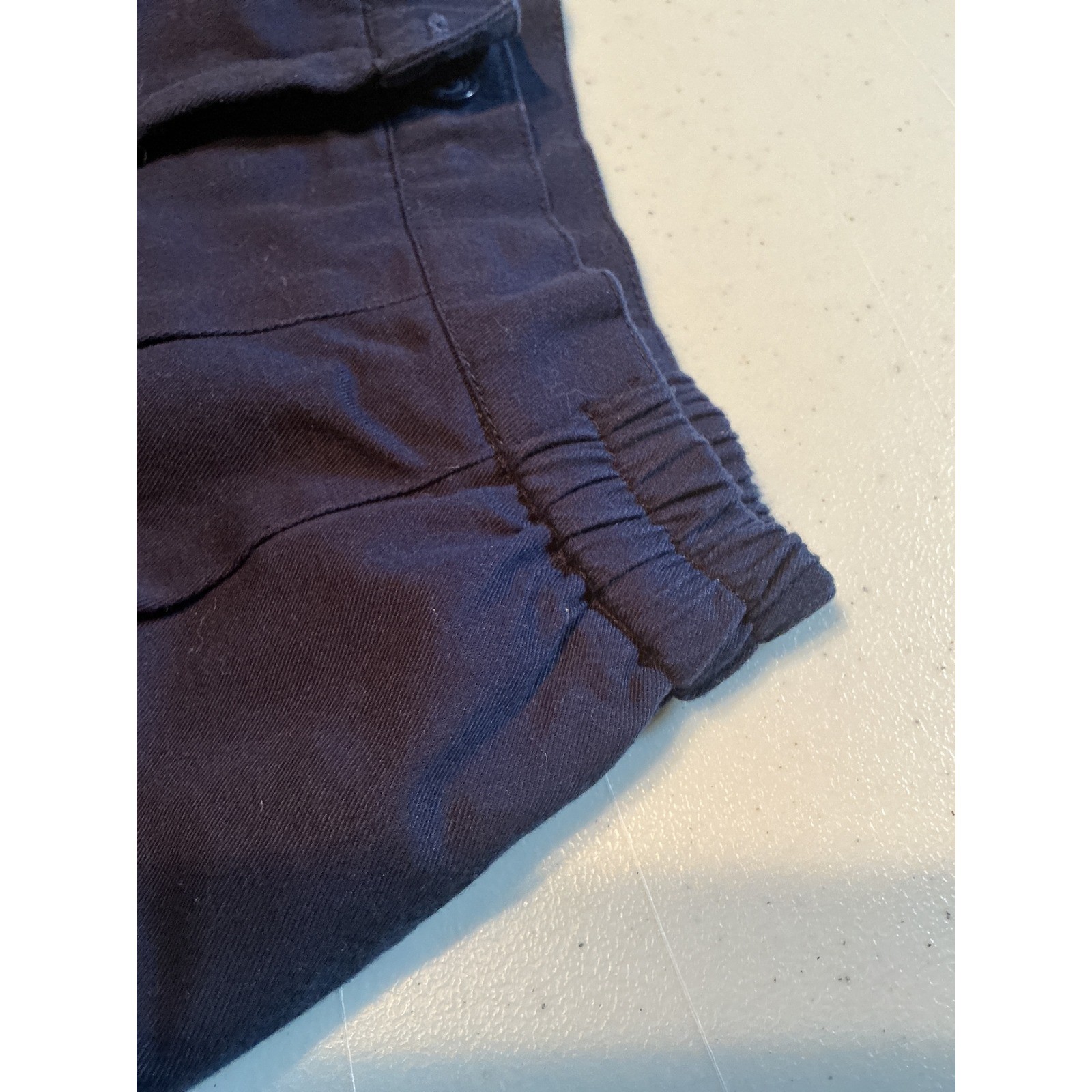 Vintage Howard Wolf Dallas Striped Shirt and Navy Pants Set Womens Size 4 USA