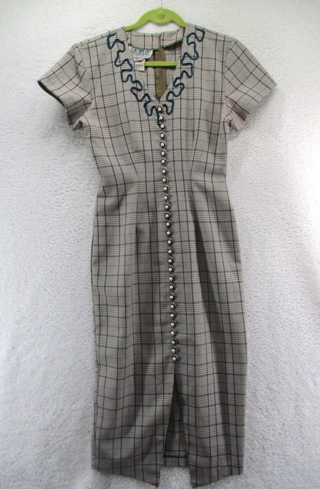 La Belle Fashion Inc. Vintage V-Neck Dress Size 5