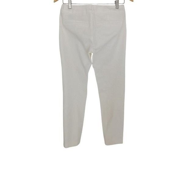 Old Navy Pixie Bright White Mid Rise Ankle Pants Size 4 Petite Classic Casual