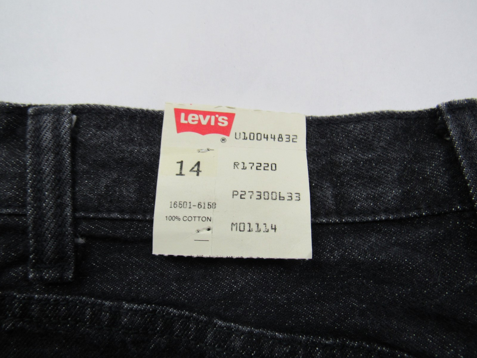 Vtg NOS NWT 80s Women’s Levi’s 16 501 USA Made Mom Jeans 14 / 29.5 x 29.25 Black
