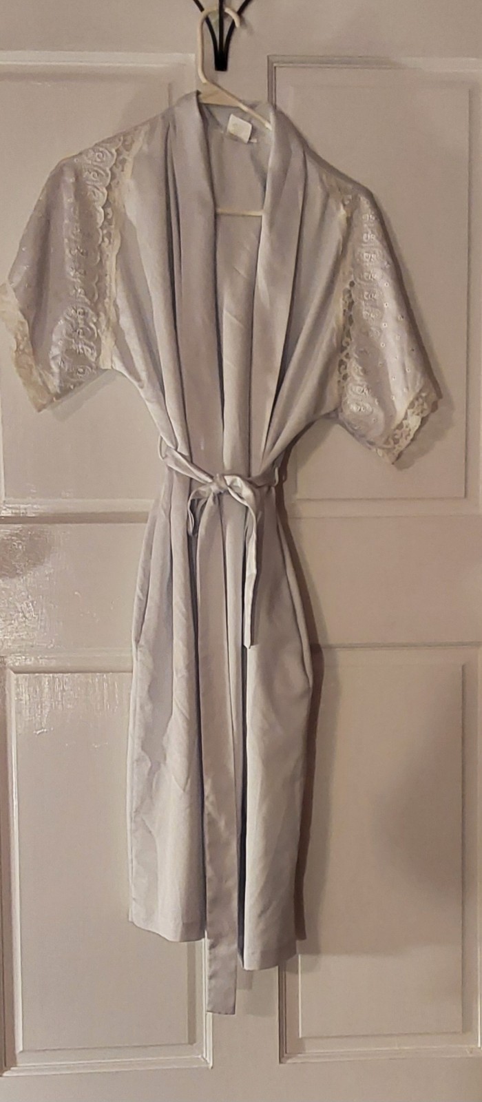 Vintage Liquid Very Light Blue/Gray Juli Robe/Duster Size Medium