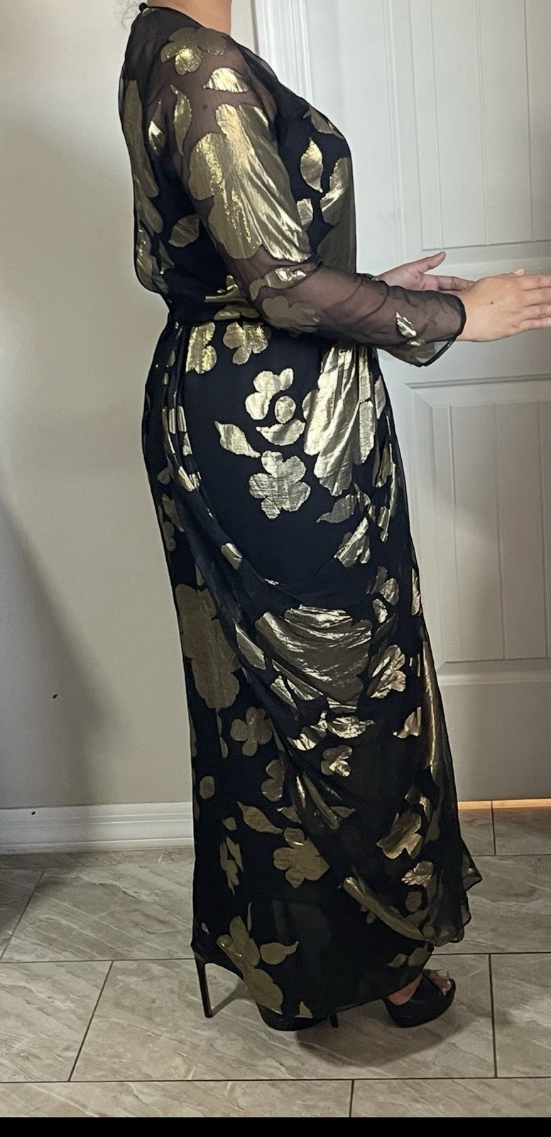Vintage Oscar de La Renta Evening Gala Dress Size 12