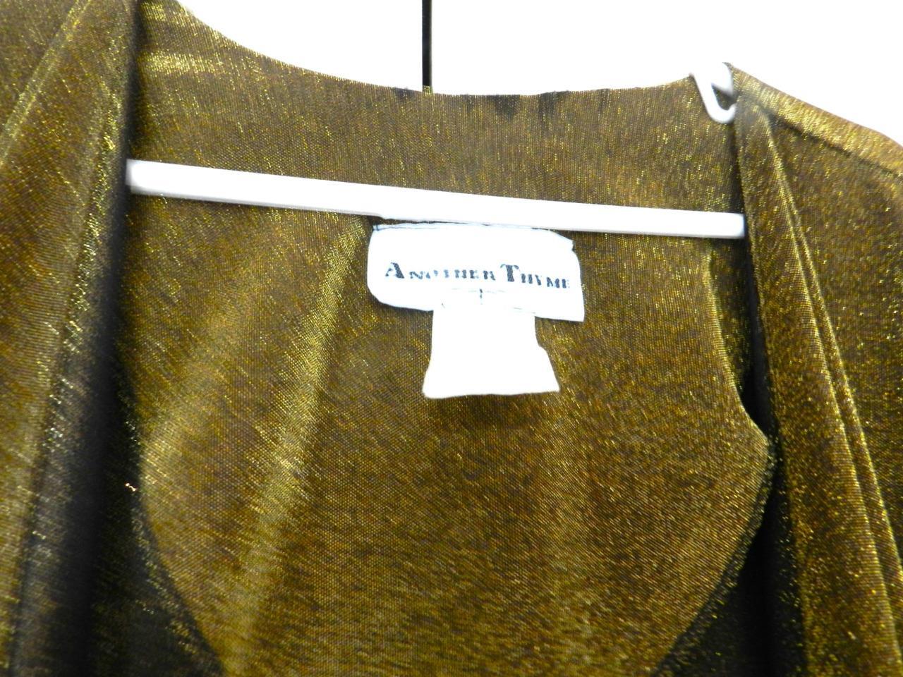 “Another Thyme” Evening Cardigan Lightweight Jacket Gold Color sz-20 W