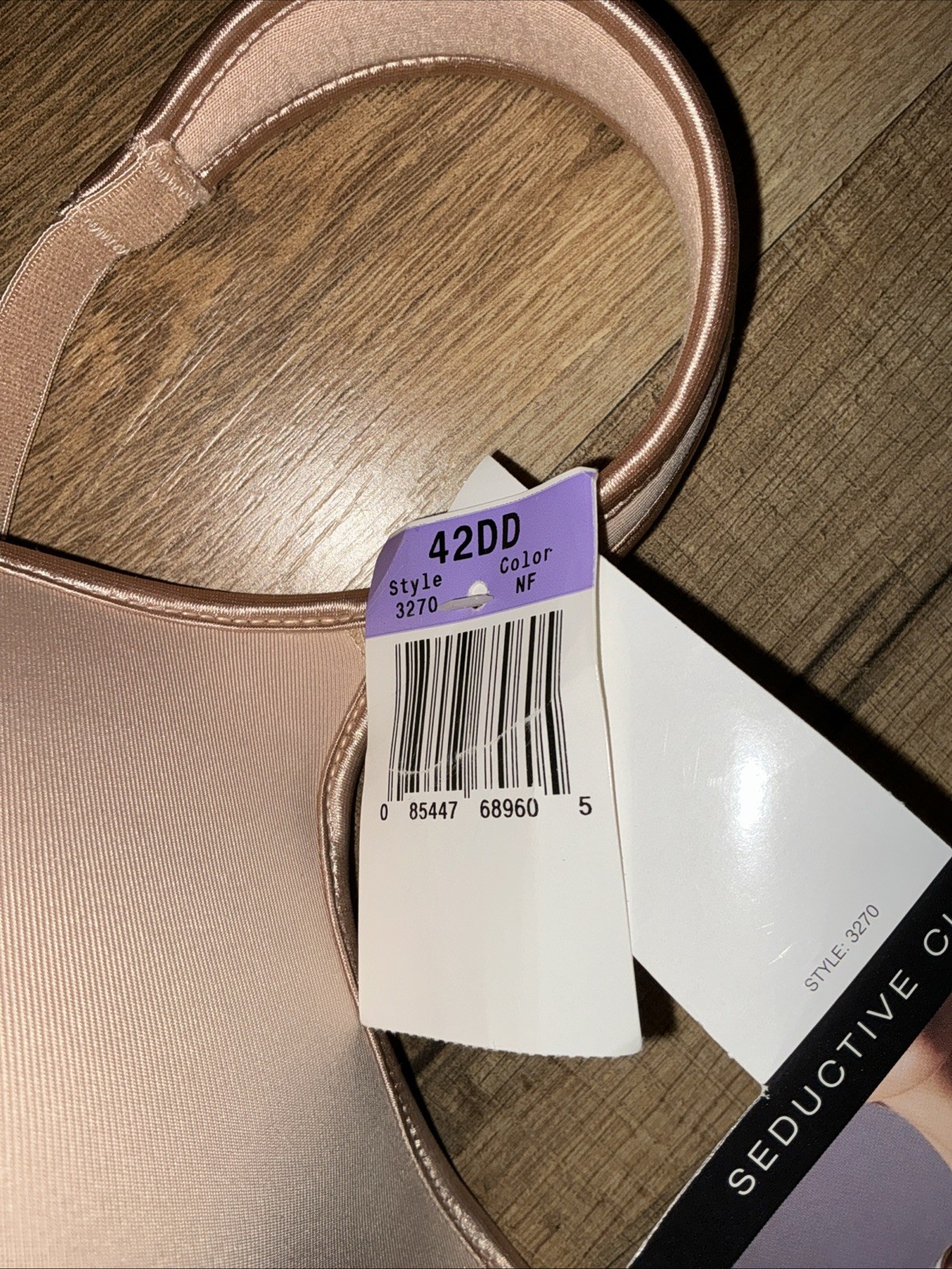 VTG BALI Seductive Curves Seamless Full Support Nude Bra Style 3270 – 42DD – NWT