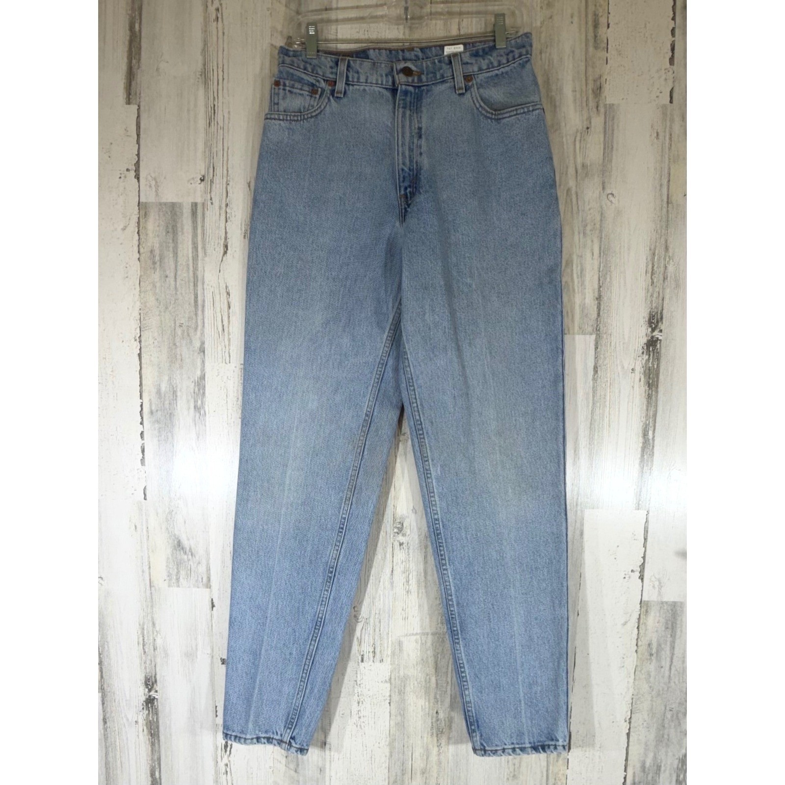 Levis 550 Relaxed Fit Tapered Leg Jeans 12 Long (fits 29×33) Vintage USA READ