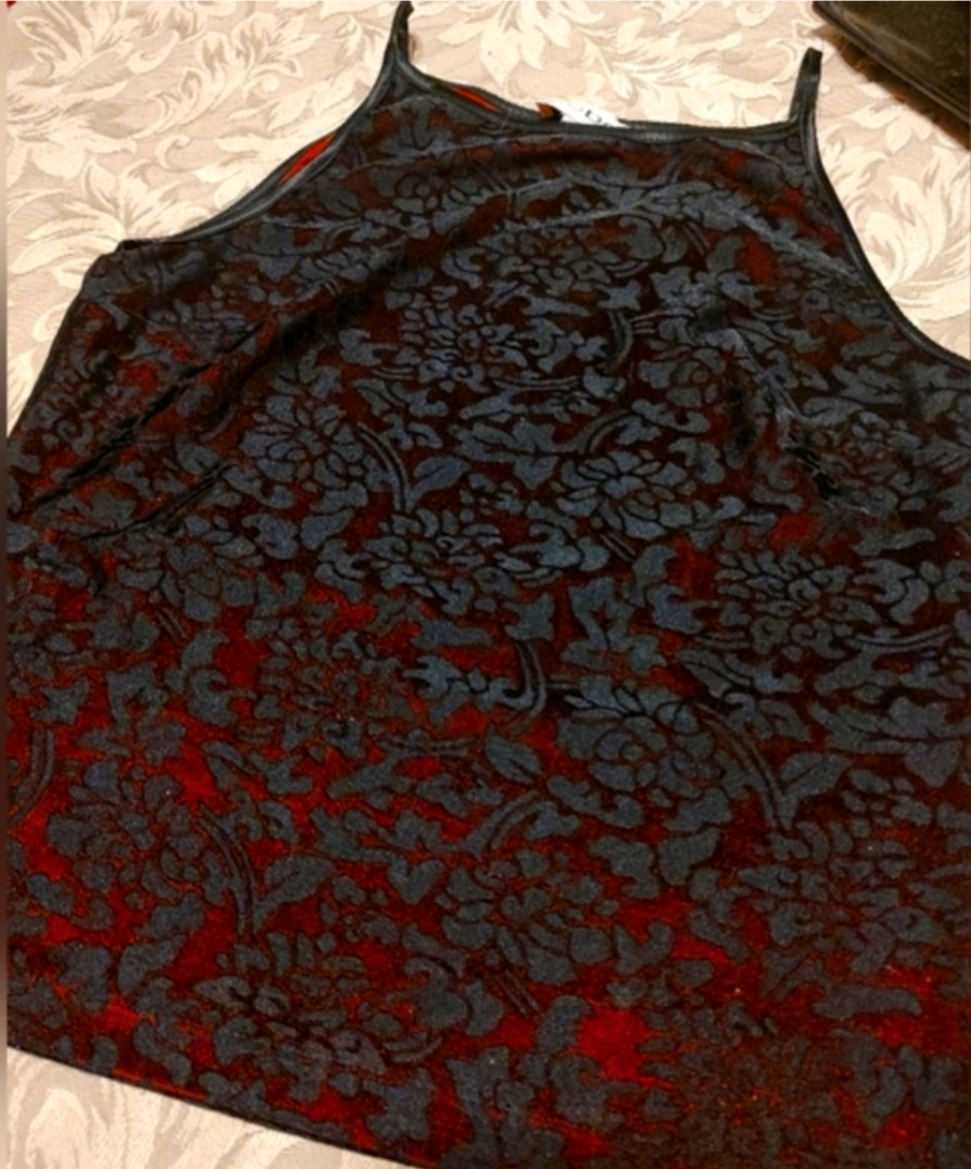 🐈‍⬛🎀🐈‍⬛ RARE Vtg Gothic Bebe Black Velvet & Crimson Scarlet Red – LJ