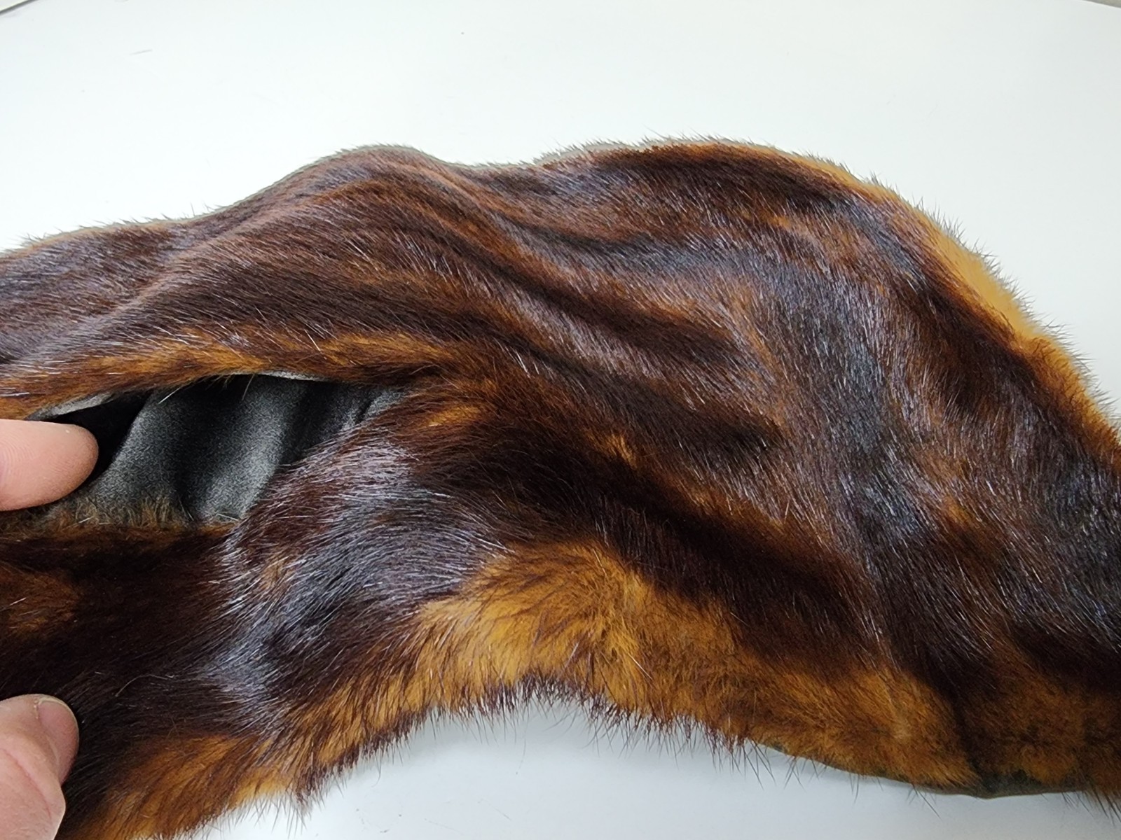 Vintage Yamaoka Fur Co. Mutation Mink Cape Stole Style #16 with Box