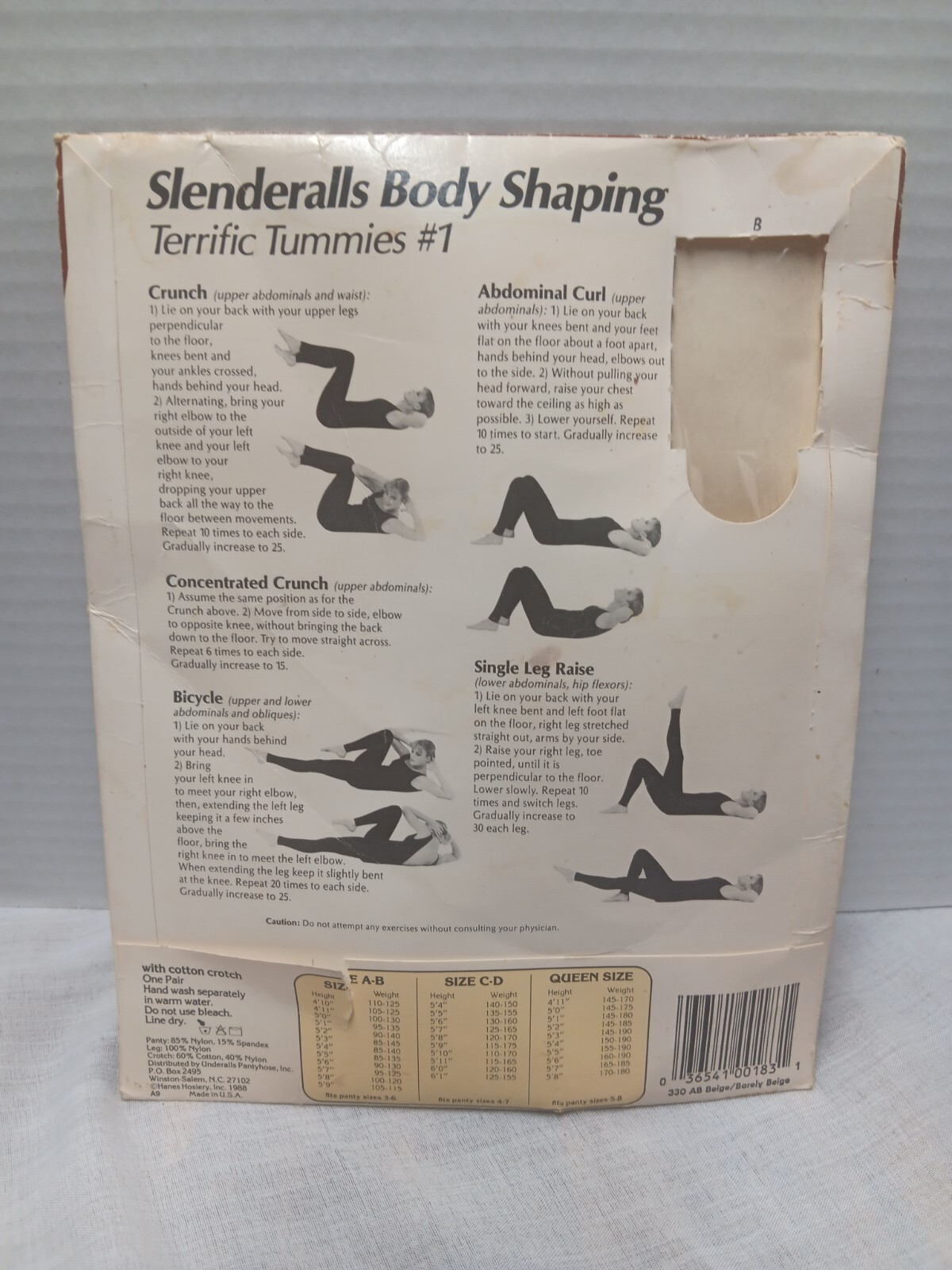 Vintage SLENDERALLS Underalls, PANTYHOSE SIze A-B BARELY BEIGE Legs Beige Panty