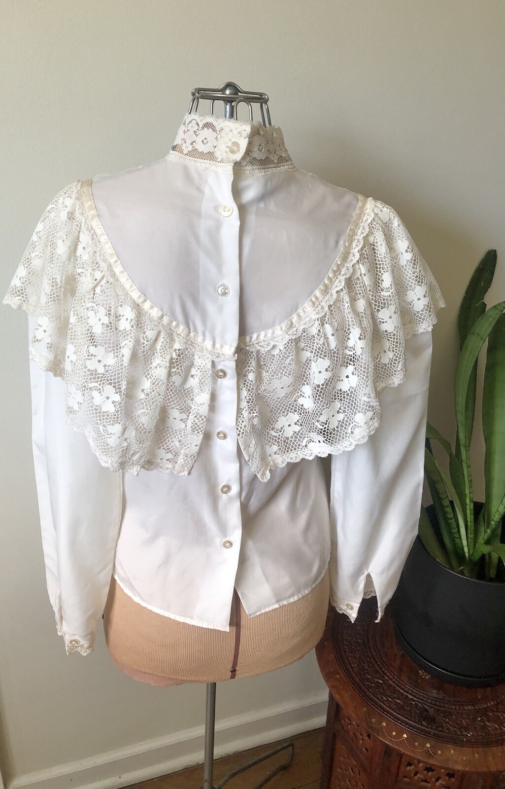 70’s Cream Victorian Inspired Top