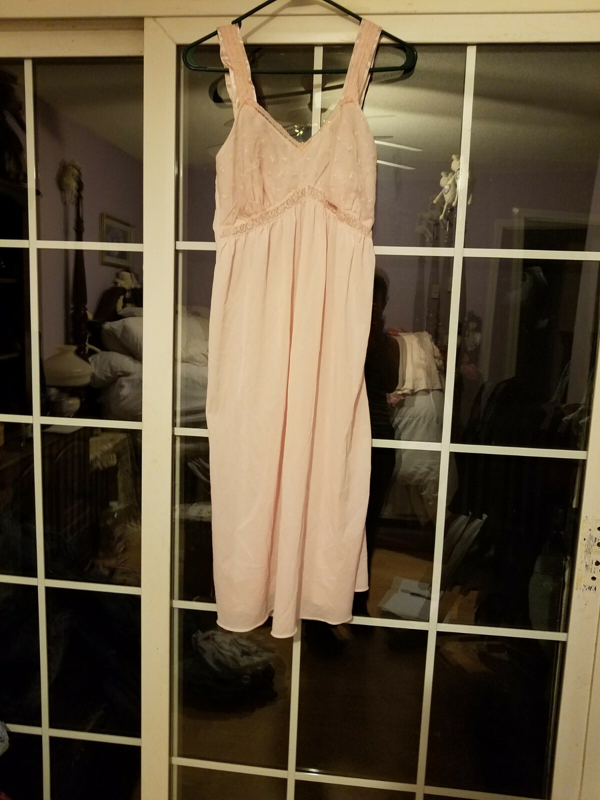 Vintage Snowdon pink nightgown gown size small