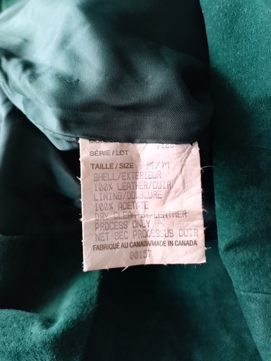 Vintage Women’s Emerald Green Suede Blazer Jacket SEPARATE SCENE