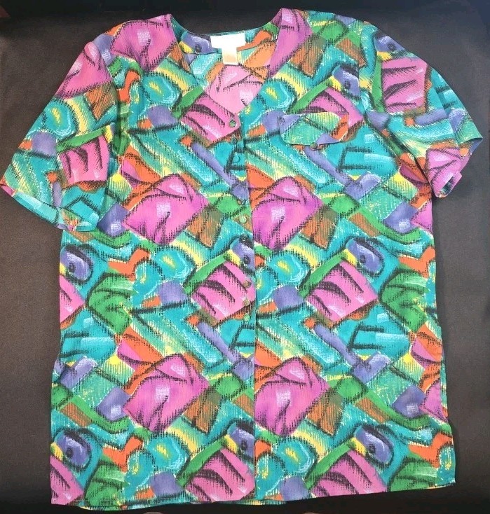 Vintage Christie & Jill Blouse – Size XL