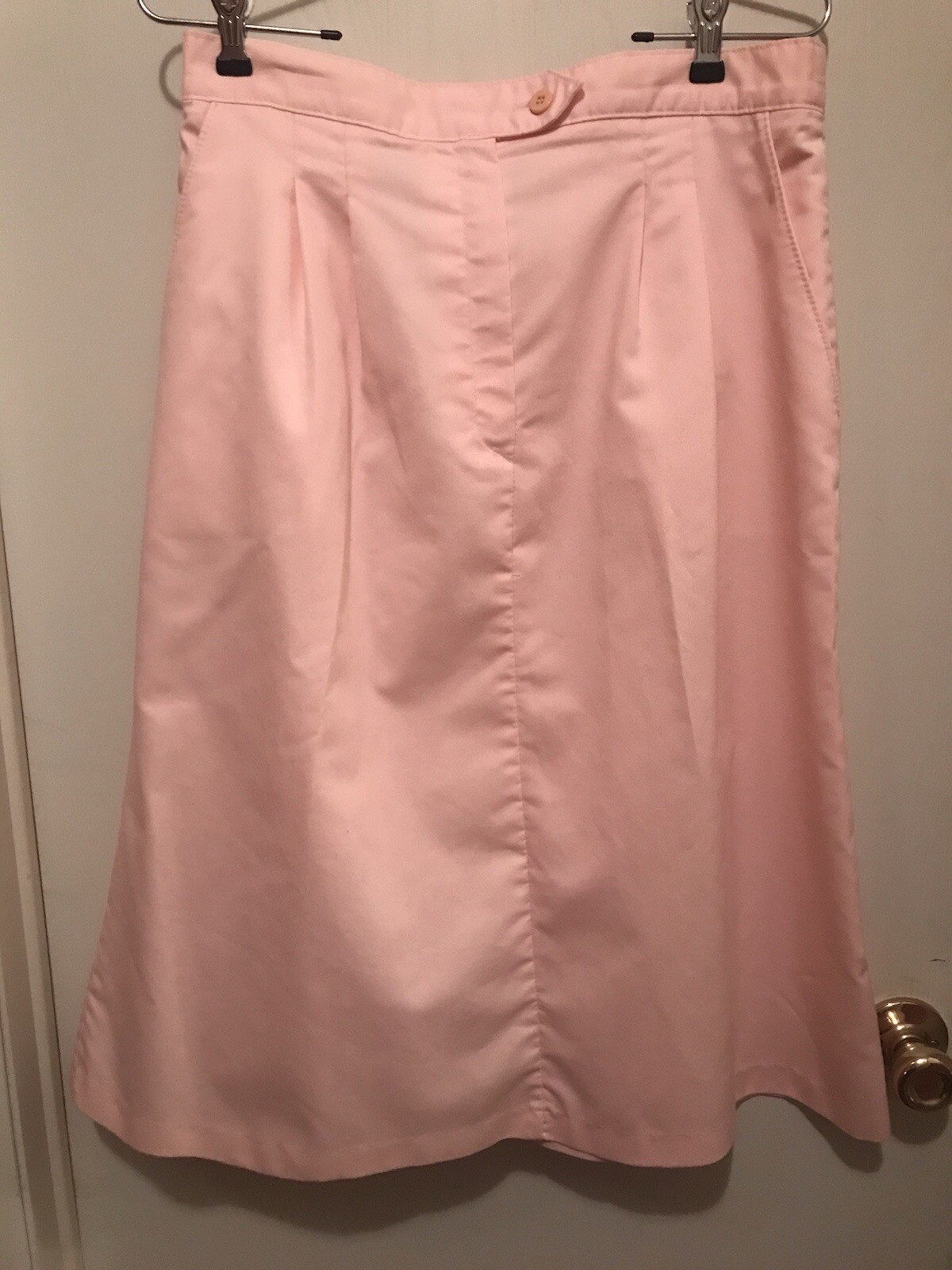 SEARS Roebuck Co. SKIRTS THAT FIT Size 16 Pink Full Hip Made in USA VTG
