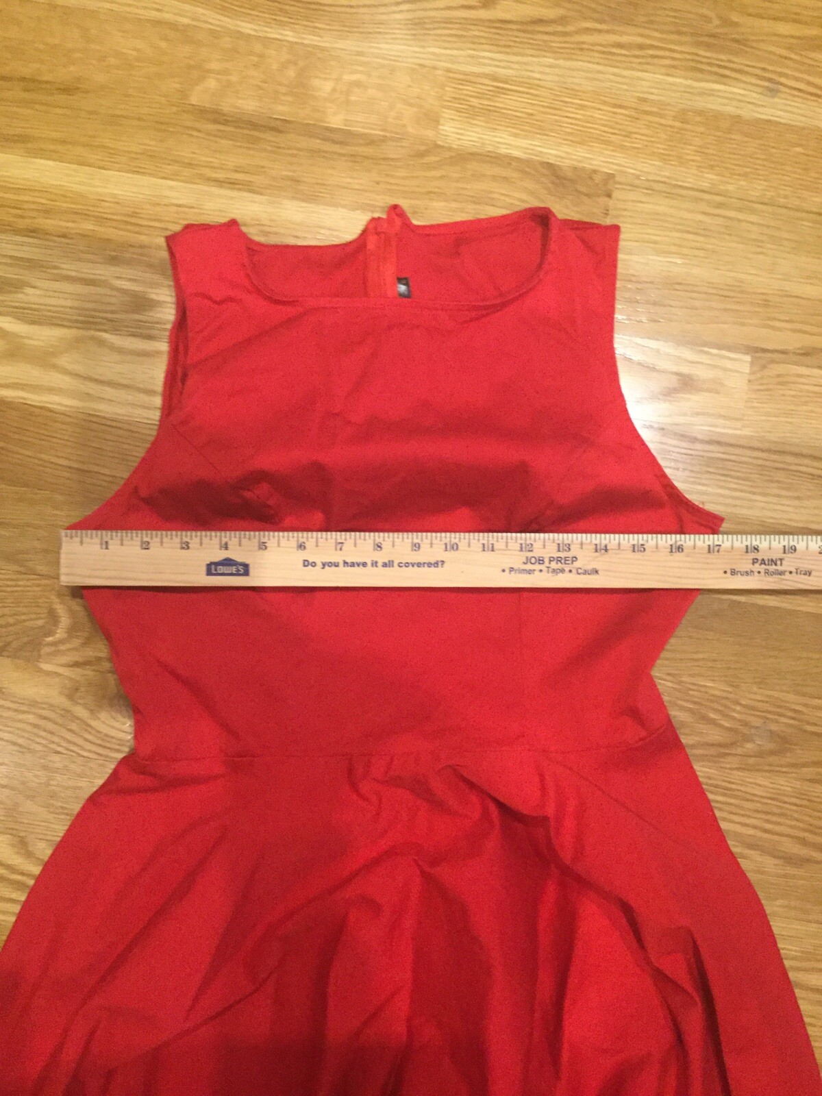 Anni Coco Women’s Classic 1950s Vintage Hepburn midi Dresses Red, Large