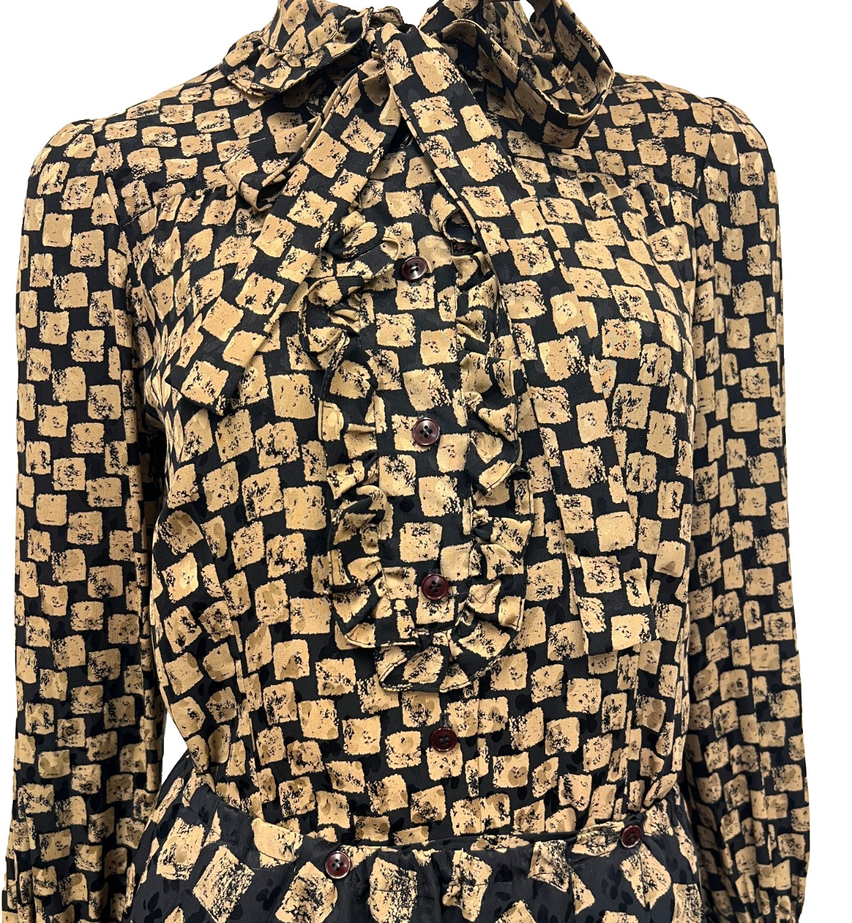 Vintage Adolfo 3-Piece Suit — Jacket, Silk Blouse & Skirt