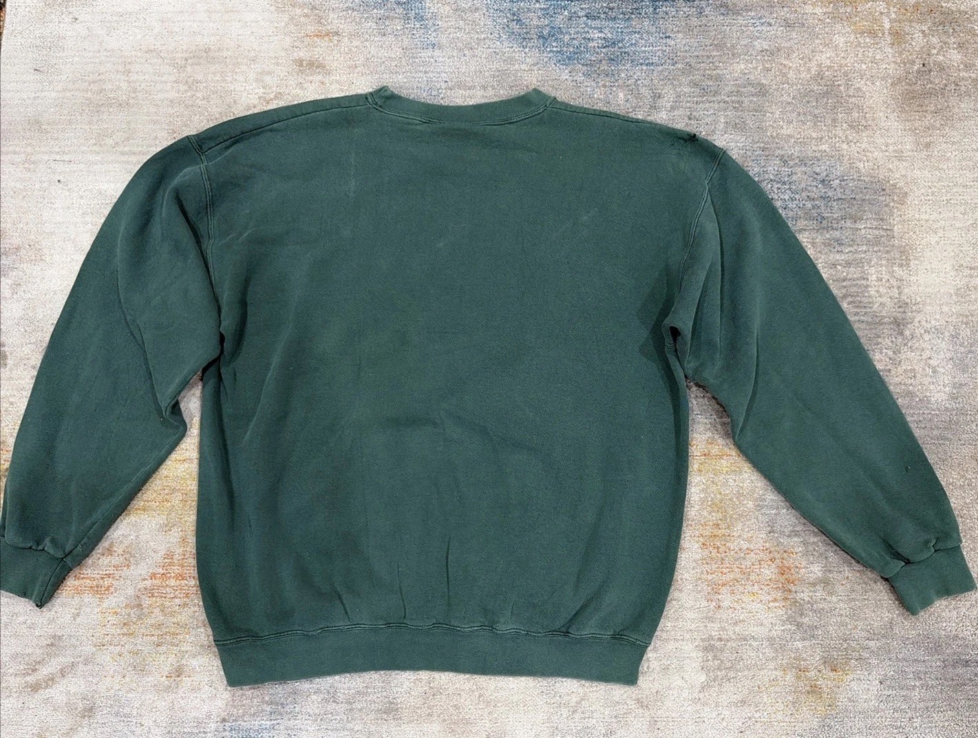 Vintage MickeyMouse University CrewNeck SweatShirt 90s Disney Embroidered Large