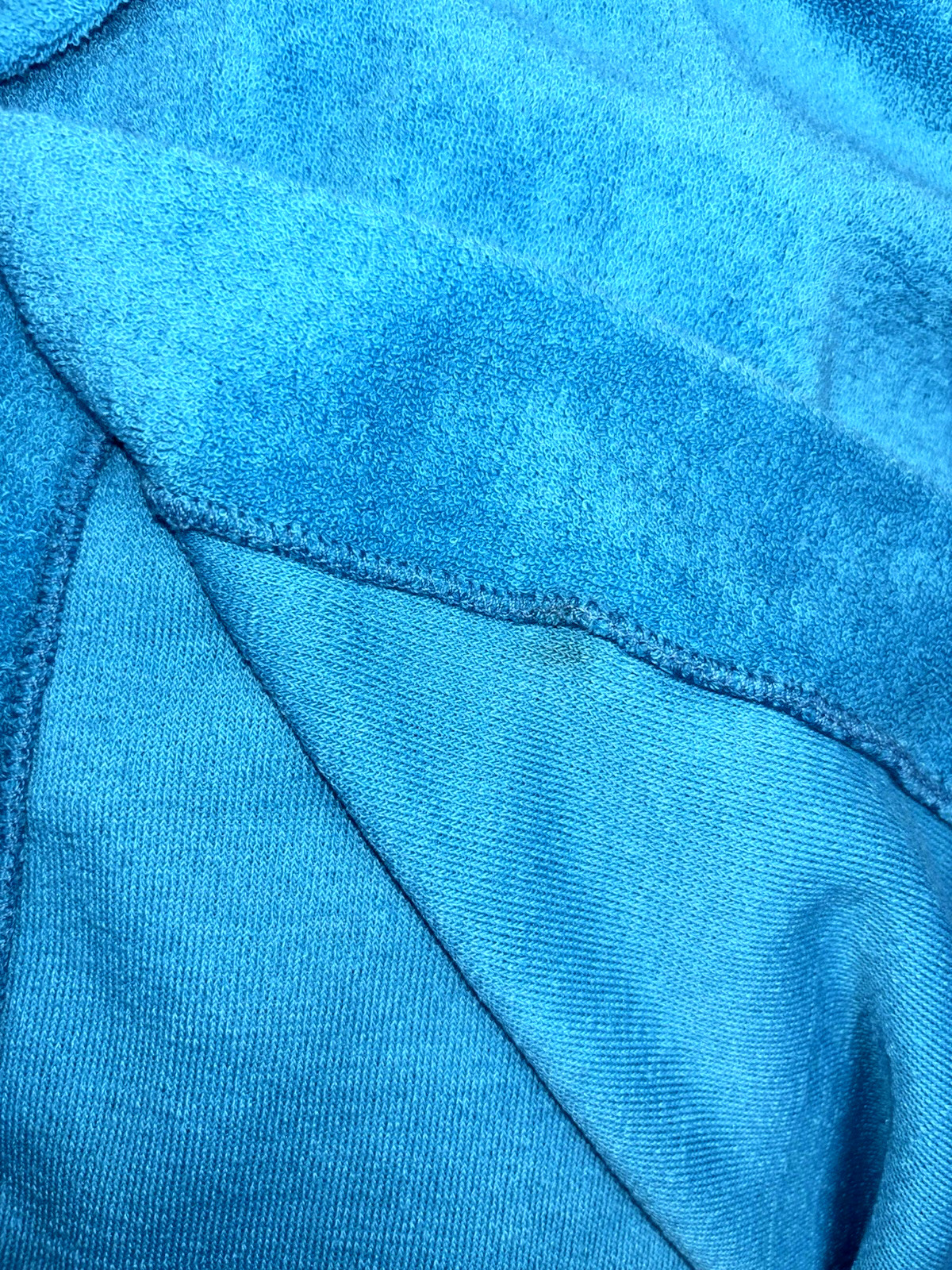 VTG 70s Put-Ons by Carvana Size S Terry Cloth Swimsuit Cover Up Dress Turquoise