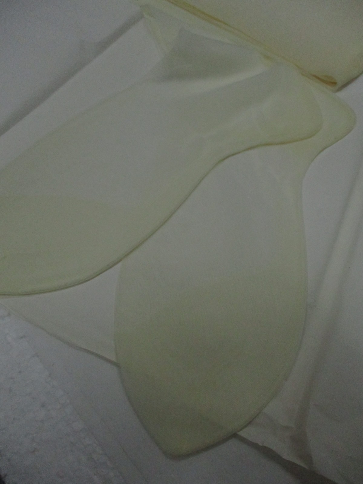 1 PR VINTAGE GLASHER SEAMED FULL FASHION SHEER NYLON STOCKINGS 9 1/2 L 33″ WHITE