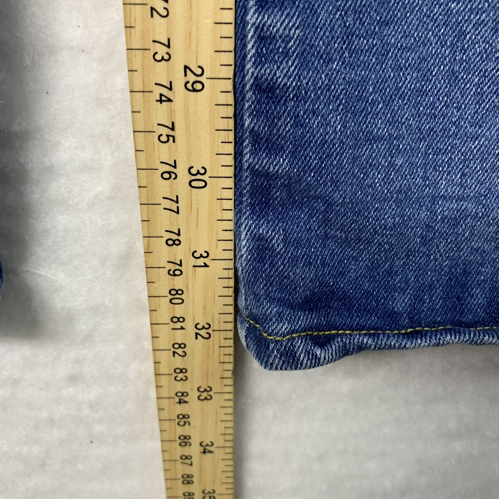 Vintage Lee Jeans Womens 29/32 Straight Leg Hi Rise Mom Jean Made In USA