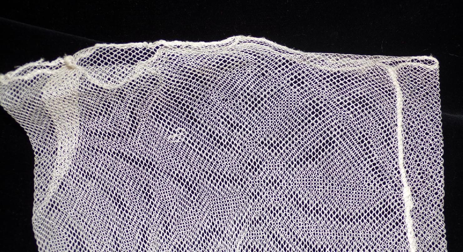 SUPERB ORIG EARLY 19TH C 1820 1830 REGENCY HAND MADE LACE SLEEVES 4 DRESS GOWN