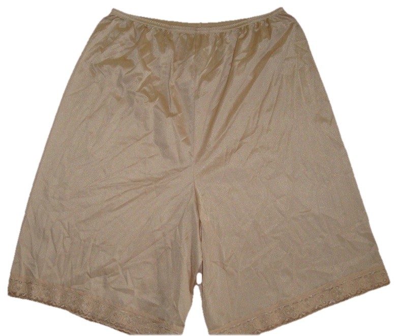 Vanity Fair Nylon Pettipants Bloomers Lace Trim Boudoir Lingerie Sz XL Slipshort