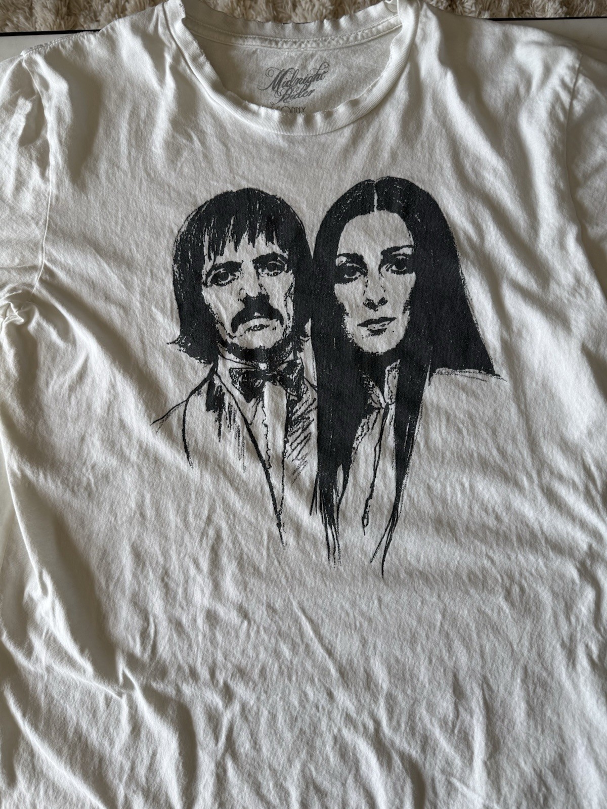 Sonny & Cher Midnight Rider Vintage T-shirt, S