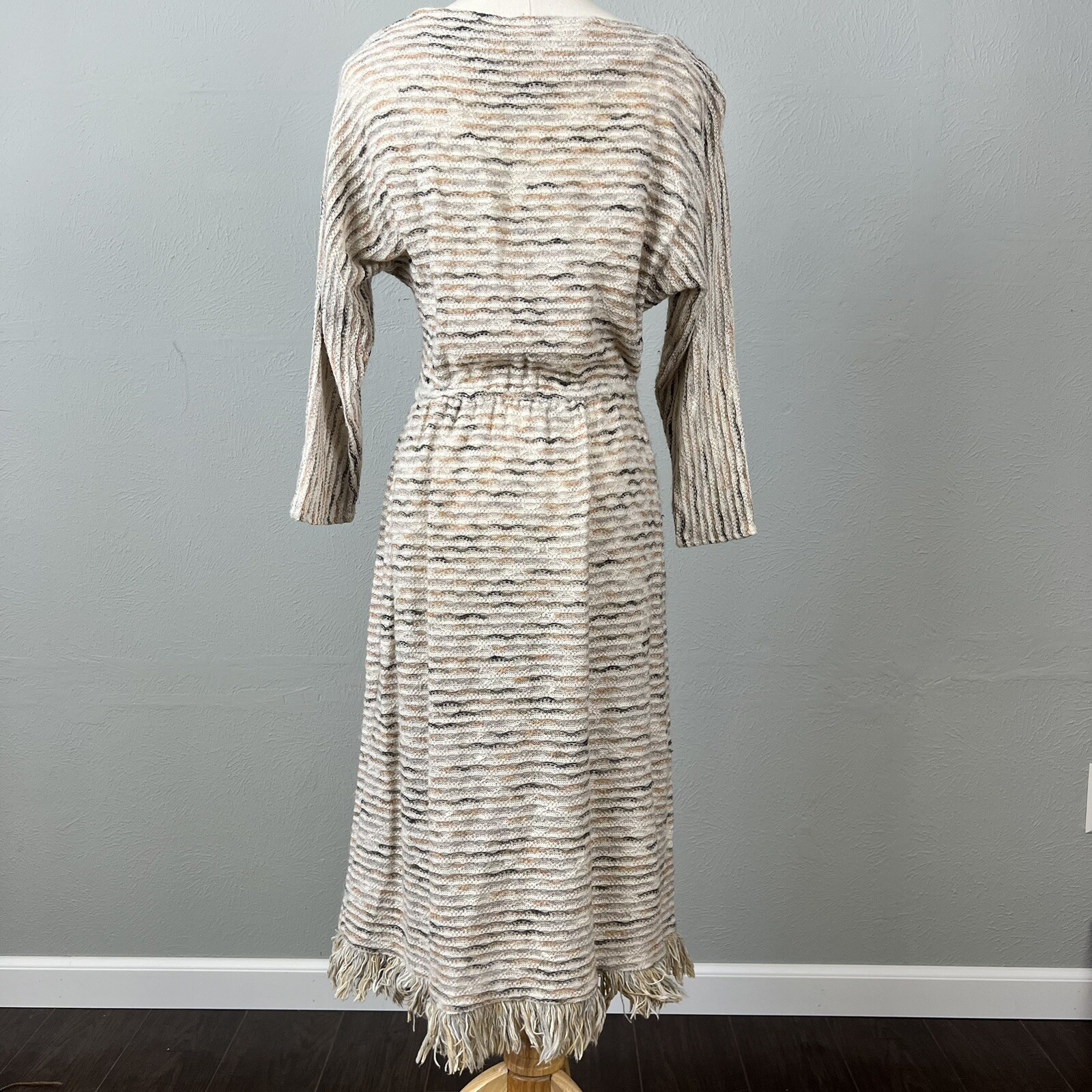 Vintage Items California 80s Fringe Dress Size S Or M