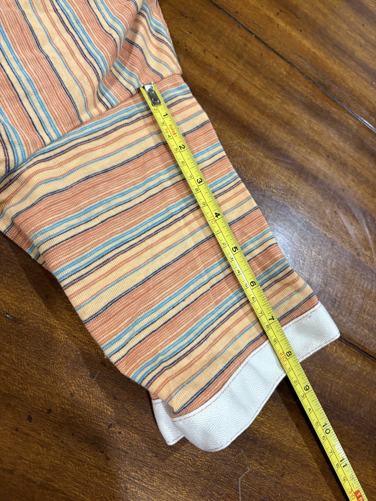vintage striped Long sleeve top The Red Eye 70s 1970s Sz M But can fit smaller