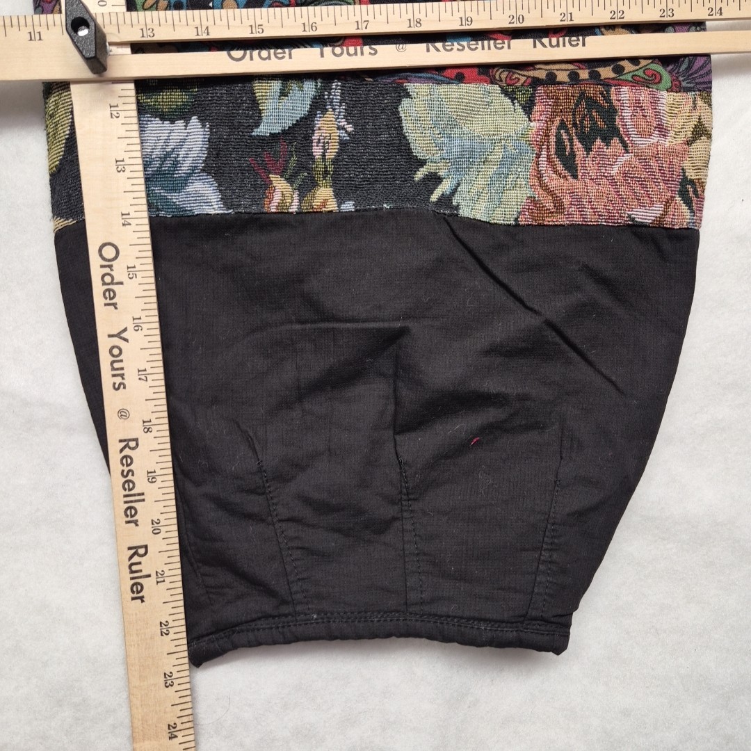 VTG 90s Y2K Patchwork Quilted Genie Harem Boho Hippie Baloon Pants Tapestry Sz L
