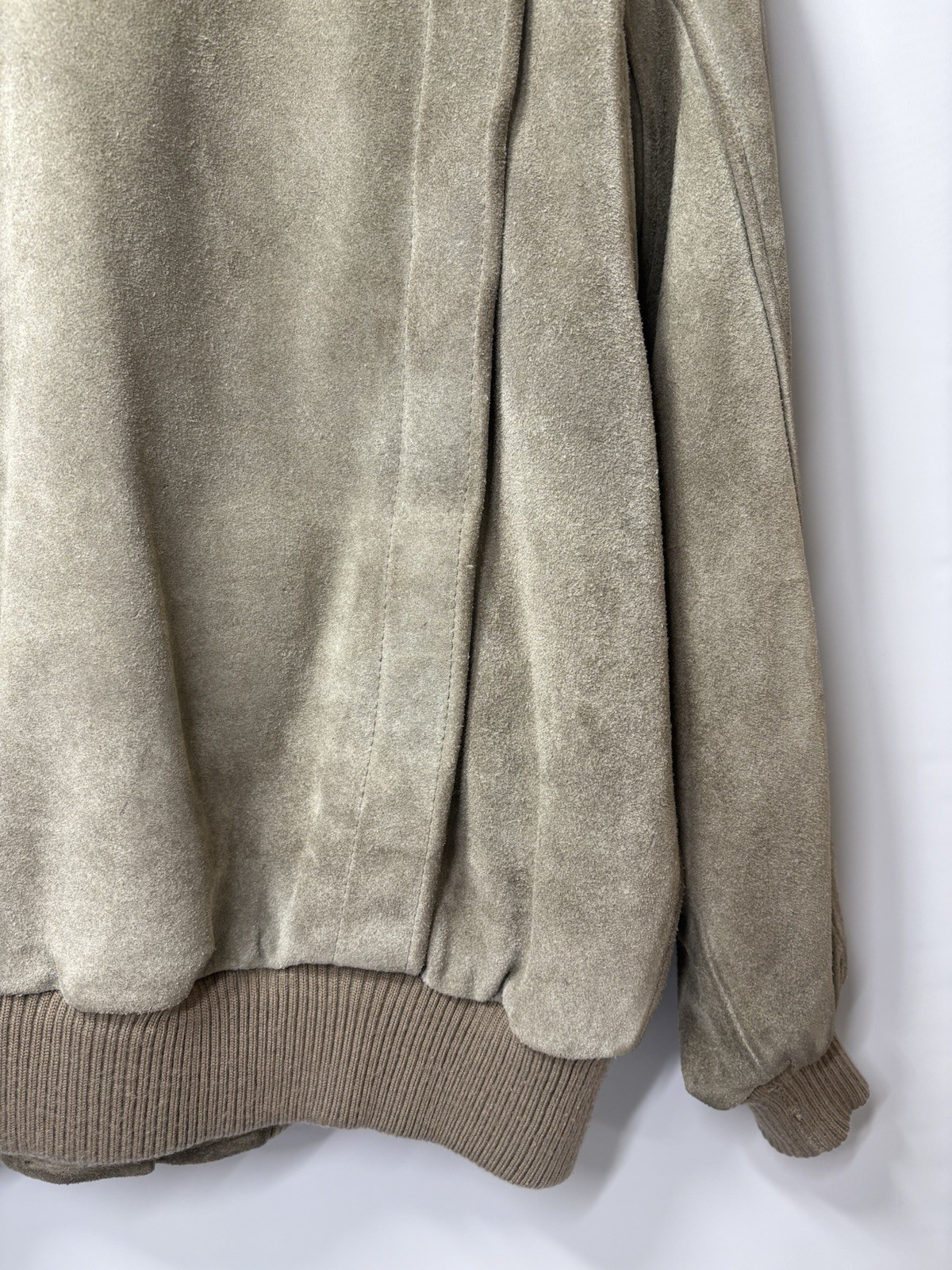 1970s Whipp Suede Bomber Jacket Shearling Fur Women’s Small Vintage Western